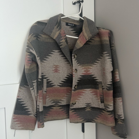 Blue B western Aztec jacket - Picture 1 of 2